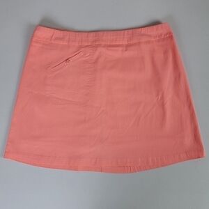 Jamie Sadock Peach/Coral Pull On Style Golf/Pickleball Skirt/Skort Sz 14 NWOT